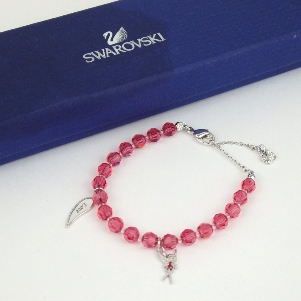 Authentic SWAROVSKI Disney Tinkerbell bracelet Swarovski crystal [Used]